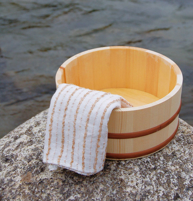 Yamaco Yuoke Thin Mouth Natural Wood 22x10x22cm Model 83827-Kiichin - The #1 Place for Japanese Goods in Your Hand!