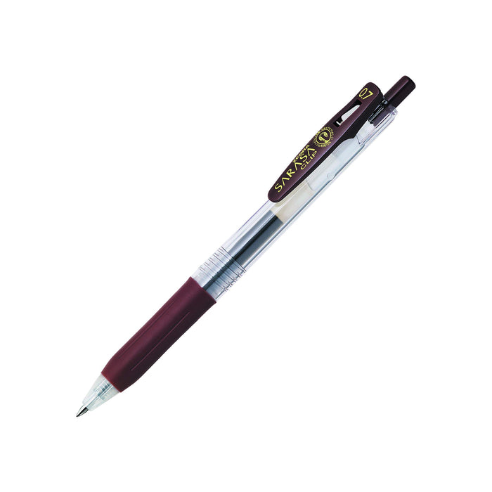 Zebra Sarasa Clip 0.7 Gel Ballpoint Pen in Elegant Brown-Kiichin - The #1 Place for Japanese Goods in Your Hand!
