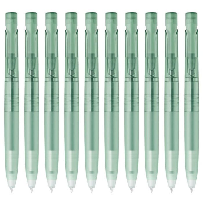 Zebra Oil-Based Black Ink Ballpoint Pen 0.5mm Green Axis 10-Pack-Kiichin - The #1 Place for Japanese Goods in Your Hand!