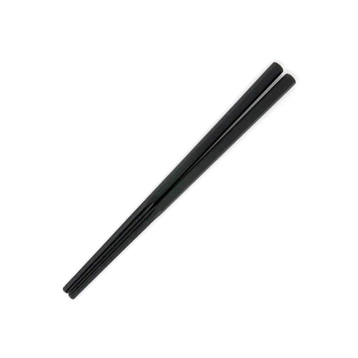 Akebono 23Cm Black Decagonal Non-Slip Noodle Chopsticks - Authentic Japanese Cuisine-Kiichin - The #1 Place for Japanese Goods in Your Hand!