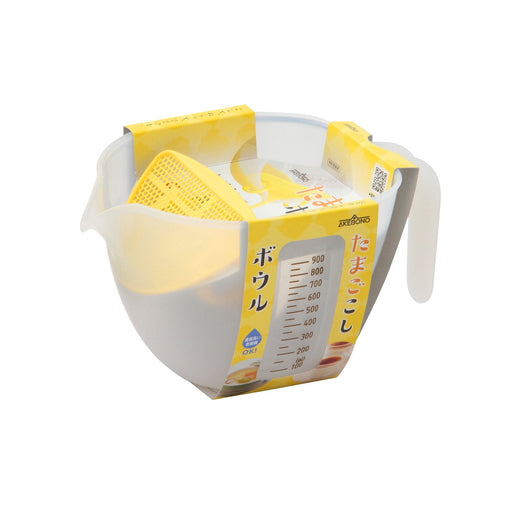 Akebono Egg Strainer Bowl - Efficient Mixing and Straining Solution-Kiichin - The #1 Place for Japanese Goods in Your Hand!