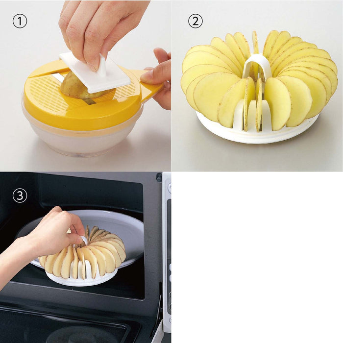 Akebono Microwave Chips Maker - Create Perfect Chips with Polymethylpentene-Kiichin - The #1 Place for Japanese Goods in Your Hand!