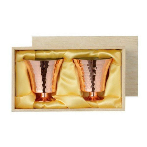 Asahi Copper Tumbler Set - 2 Glasses, 270ml Capacity-Kiichin - The #1 Place for Japanese Goods in Your Hand!