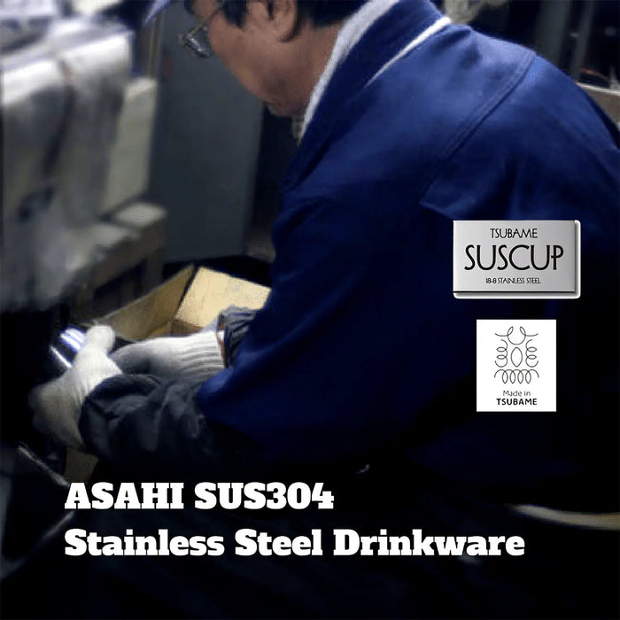 Asahi 58Ml Stainless Steel Double-Wall Sake Cup-Kiichin - The #1 Place for Japanese Goods in Your Hand!