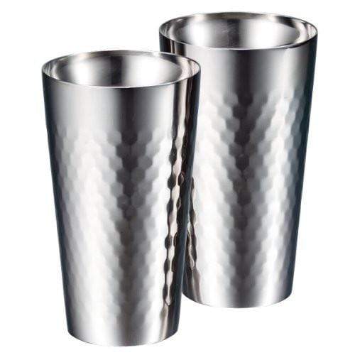 Asahi Japan Titanium Insulated Glasses - 240Ml (2-Pack) Gift-Boxed-Kiichin - The #1 Place for Japanese Goods in Your Hand!
