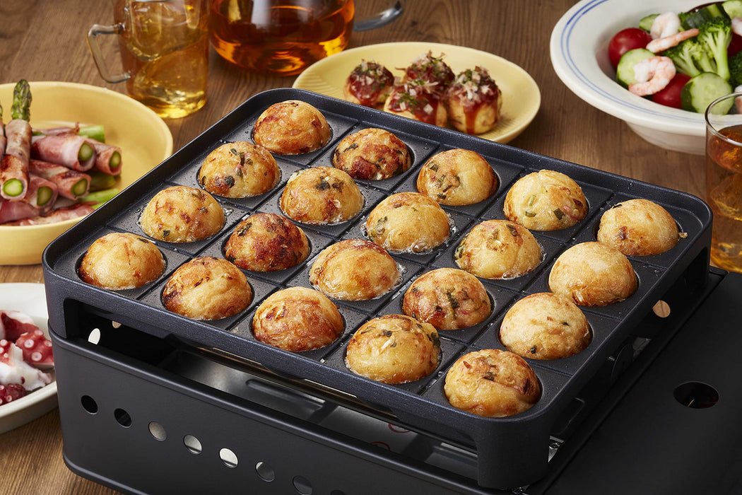 Iwatani Japan Takoyaki Maker CB-Etk-2 - Portable Gas Cooker-Kiichin - The #1 Place for Japanese Goods in Your Hand!