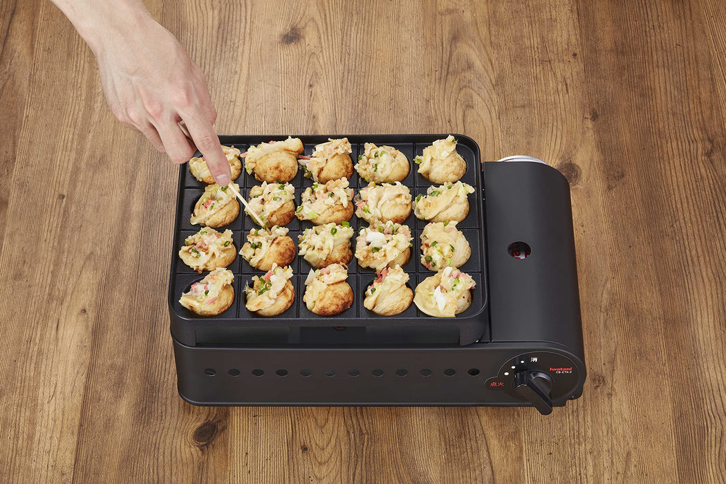 Iwatani Japan Takoyaki Maker CB-Etk-2 - Portable Gas Cooker-Kiichin - The #1 Place for Japanese Goods in Your Hand!