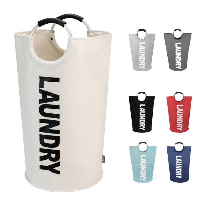 Dokehom 95L Waterproof Laundry Basket Hamper Box with Folding Design and Stylish Interior (Black)-Kiichin - The #1 Place for Japanese Goods in Your Hand!