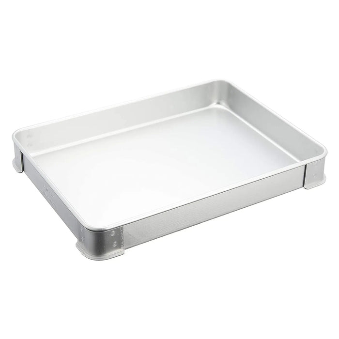 Ebm Anodized Aluminium Stackable Tray - 400x300x50mm - Durable and Versatile-Kiichin - The #1 Place for Japanese Goods in Your Hand!