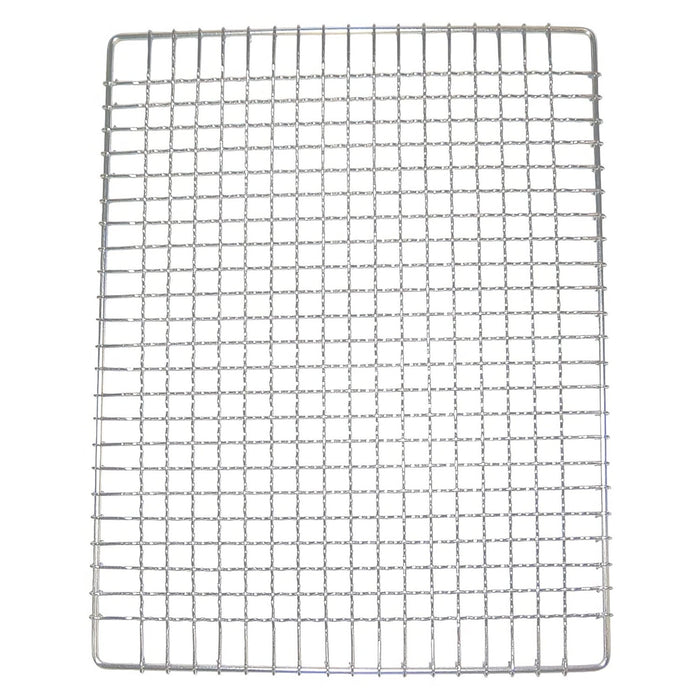 Ebm Stainless Steel BBQ Grill Mesh - 27.5 x 21.5cm Premium Quality for Grilling-Kiichin - The #1 Place for Japanese Goods in Your Hand!