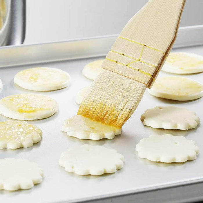 90mm White Goat Hair Confectionery Cooking Brush-Kiichin - The #1 Place for Japanese Goods in Your Hand!