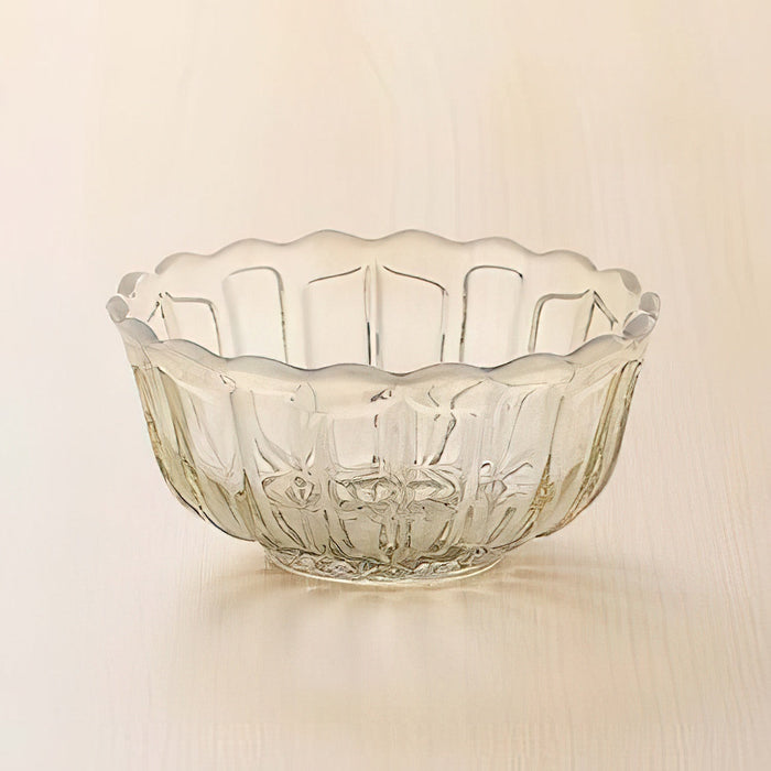 Hirota Glass Japan Yukinohana Shallow Bowl - Premium Soda-Lime Glass-Kiichin - The #1 Place for Japanese Goods in Your Hand!