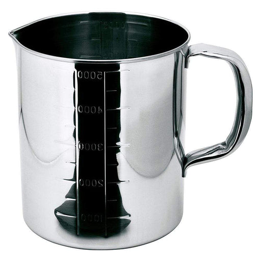Premium 5L Japan Stainless Steel Measuring Cup by Ichibishi Mitsuwa-Kiichin - The #1 Place for Japanese Goods in Your Hand!