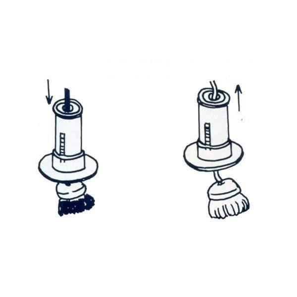 Ichibishi Stainless Steel Takoyaki Basting Mop Oil Dispenser - Small Cotton Head-Kiichin - The #1 Place for Japanese Goods in Your Hand!