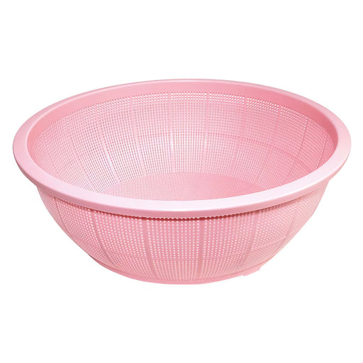 Pink Plastic Colander by Ikeda A User-Friendly Kitchen Essential-Kiichin - The #1 Place for Japanese Goods in Your Hand!