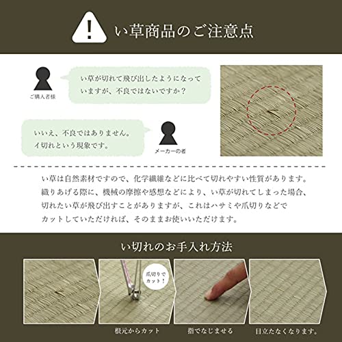 Ikehiko Japan Igusa Rug Carpet 191X250Cm Beige #8246739 - Antibacterial & Anti-Slip-Kiichin - The #1 Place for Japanese Goods in Your Hand!