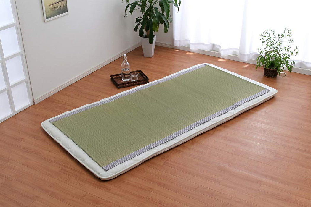 Ikehiko Corp Gray Hiba Rug Rush Sheets 88X180Cm Japan #6508009-Kiichin - The #1 Place for Japanese Goods in Your Hand!