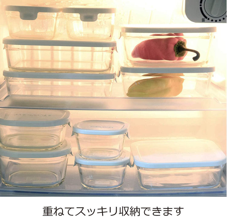 Iwaki Japan 1L White Frozen Oven Microwaveable Storage Container - Kn3247H-W-Kiichin - The #1 Place for Japanese Goods in Your Hand!