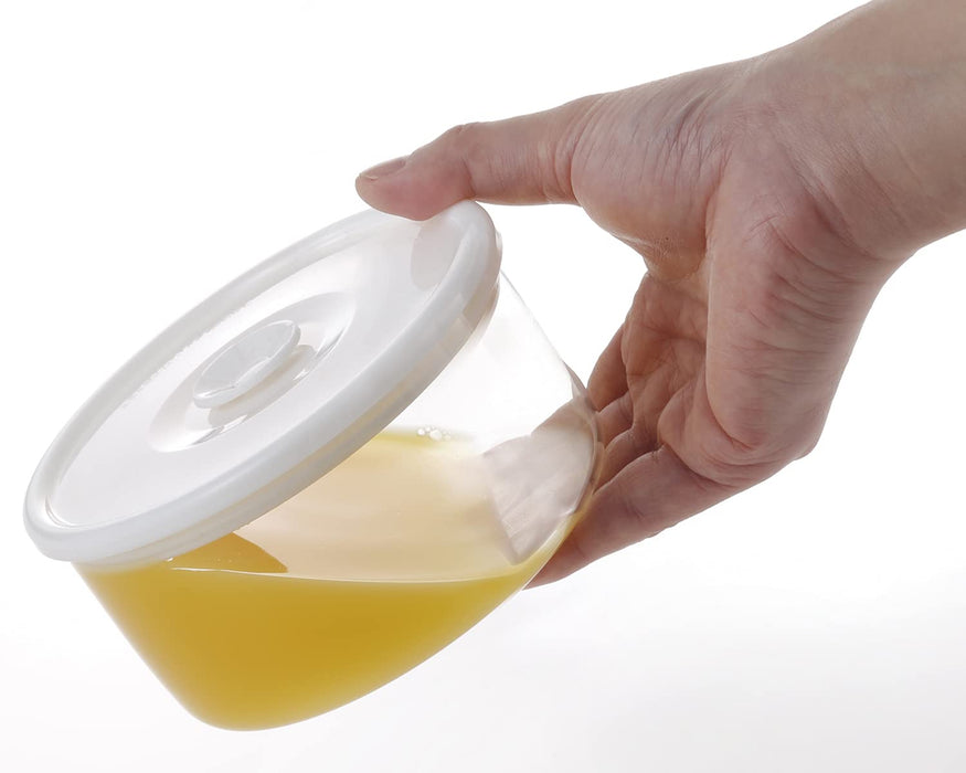 Iwaki Japan T714Mp-W 1.4L White Glass Airtight Container-Kiichin - The #1 Place for Japanese Goods in Your Hand!
