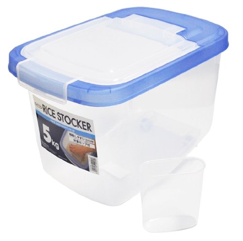 Iwasaki Industry Japan B-1900 6.8L Antibacterial Rice Bin-Kiichin - The #1 Place for Japanese Goods in Your Hand!