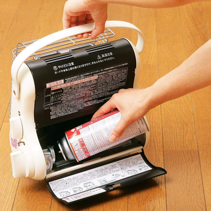 Iwatani Portable Gas Stove - Warm White Japan CB-STV-MYD-Kiichin - The #1 Place for Japanese Goods in Your Hand!