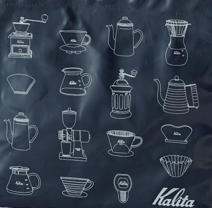 Kalita Japan Coffee Mini Tote Bag - Smoky Blue #71160 Stylish and Practical Carryall-Kiichin - The #1 Place for Japanese Goods in Your Hand!