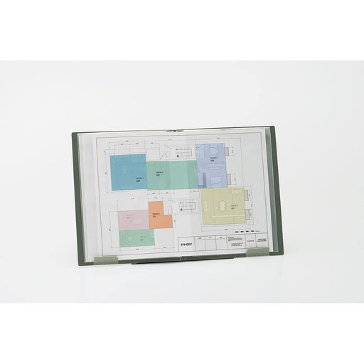 Kingjim A4 Ziritz Clear File 20 Pockets Green 8837 Mito - Made In Japan-Kiichin - The #1 Place for Japanese Goods in Your Hand!