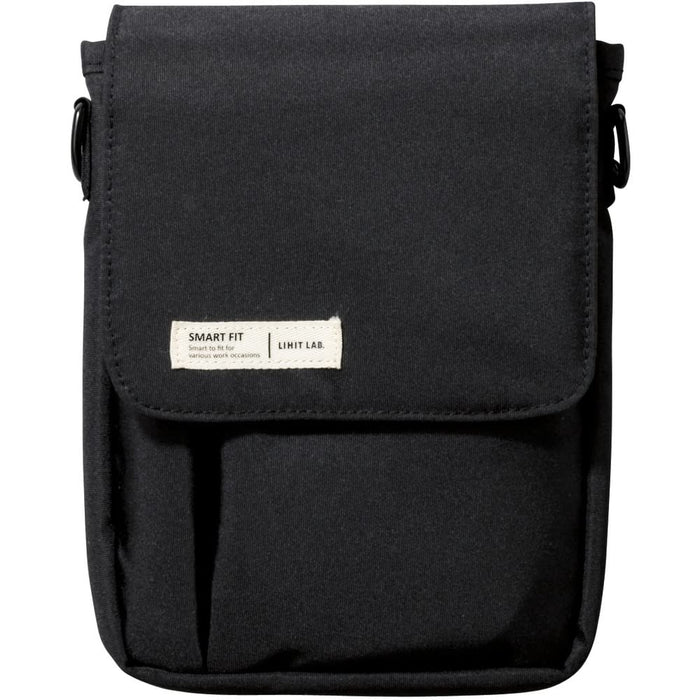 Lihit Lab A6 Smart Fit Carrying Pouch - Black, Made in Japan-Kiichin - The #1 Place for Japanese Goods in Your Hand!
