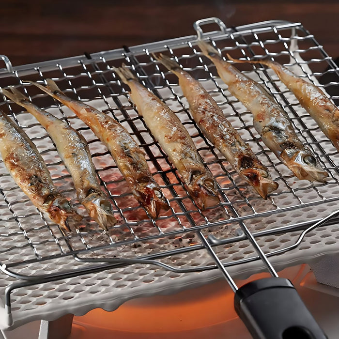 Premium Ceramic Far-Infrared BBQ Grill Mesh for Men's Woven Wire Rack - Japan's Top Choice-Kiichin - The #1 Place for Japanese Goods in Your Hand!