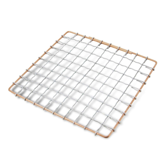 Marujyu Stainless Steel BBQ Grill Mesh for Hida Konro No.6 - 15cm-Kiichin - The #1 Place for Japanese Goods in Your Hand!