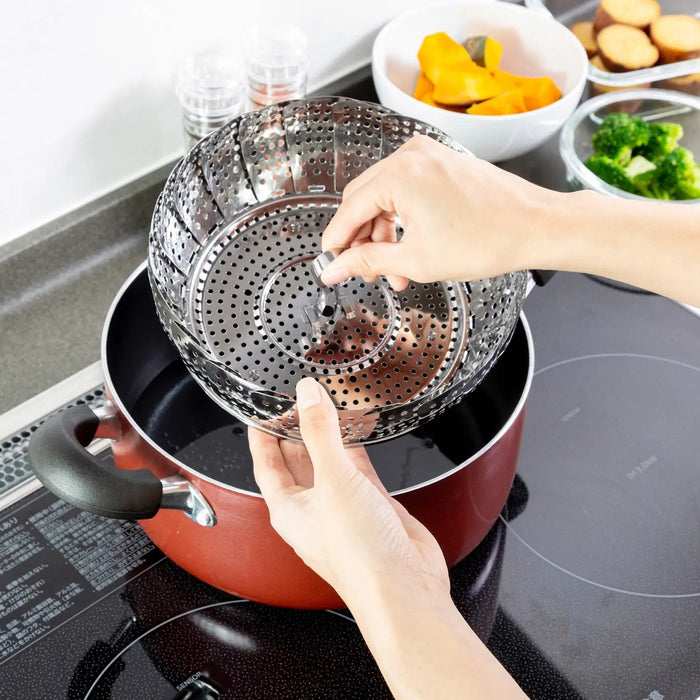 Premium Stainless Steel Steamer Insert by Mt-Torimatsu Enhance Your Cooking Experience-Kiichin - The #1 Place for Japanese Goods in Your Hand!