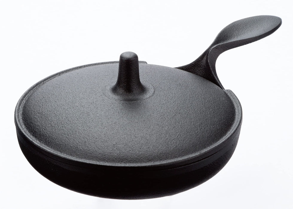 Eugen Nanbu Tekki 14cm Mini Pan with Lid - Ogasawara Rikucho-Kiichin - The #1 Place for Japanese Goods in Your Hand!