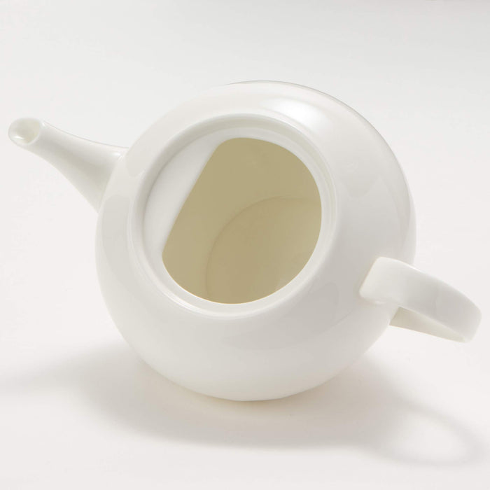 Narumi Japan Tea Pot Sense White 840Cc - Dishwasher Safe - 51800-4687-Kiichin - The #1 Place for Japanese Goods in Your Hand!
