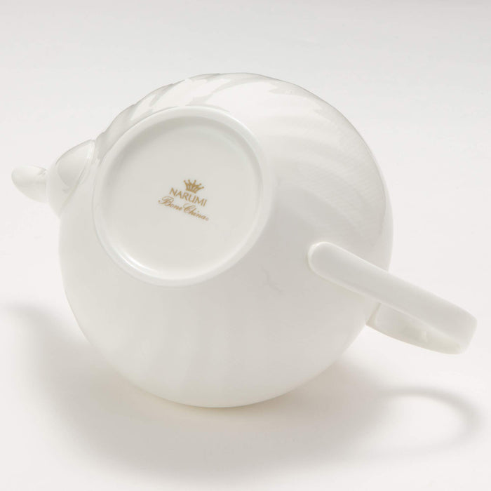 Narumi Japan Tea Pot Sense White 840Cc - Dishwasher Safe - 51800-4687-Kiichin - The #1 Place for Japanese Goods in Your Hand!