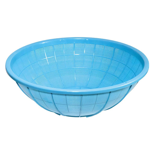 Large Blue Plastic Colander by Sanko - Optimize Your Kitchen Experience-Kiichin - The #1 Place for Japanese Goods in Your Hand!