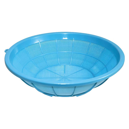 Medium Blue Sanko Plastic Colander - Efficient Kitchen Strainer-Kiichin - The #1 Place for Japanese Goods in Your Hand!