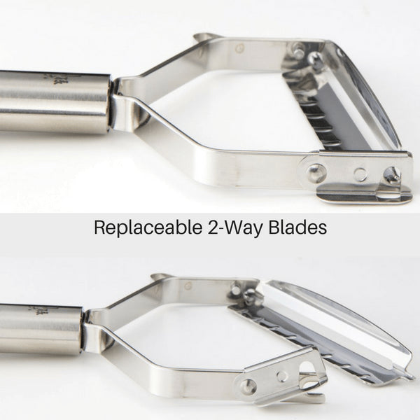 Enhance Your Kitchen Experience with the Japan Seki Magoroku Extra Wide 2-Way Peeler-Kiichin - The #1 Place for Japanese Goods in Your Hand!