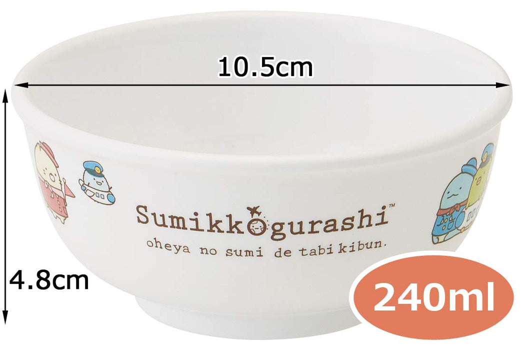 Skater Japan Bowl Melamine Rice Bowl 240Ml Sumikkogurashi Tabikibun M320-A-Kiichin - The #1 Place for Japanese Goods in Your Hand!