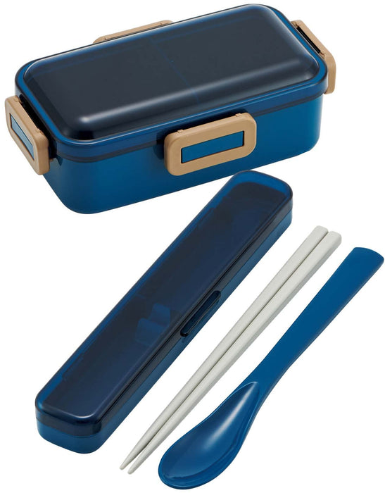 Skater 18cm Spoon Chopsticks Box CAC1AAG-A Antibac Ocean Blue for Adults Women-Kiichin - The #1 Place for Japanese Goods in Your Hand!