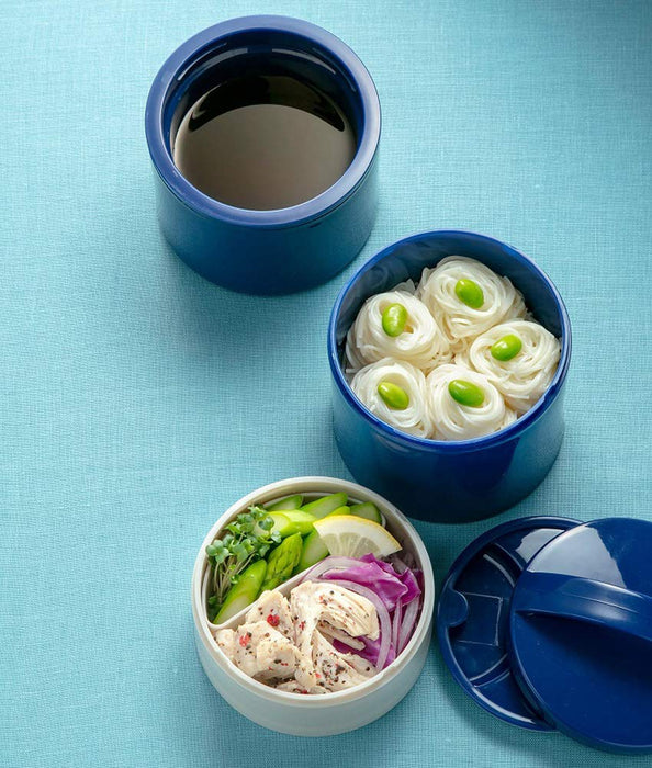 Skater Japan Cold Noodle Bento Box Lunch Box - White Lrtm8-Kiichin - The #1 Place for Japanese Goods in Your Hand!