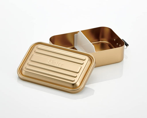 Skater AFT10B-A Fluffy Aluminum Bento Box 1000Ml Gold-Kiichin - The #1 Place for Japanese Goods in Your Hand!