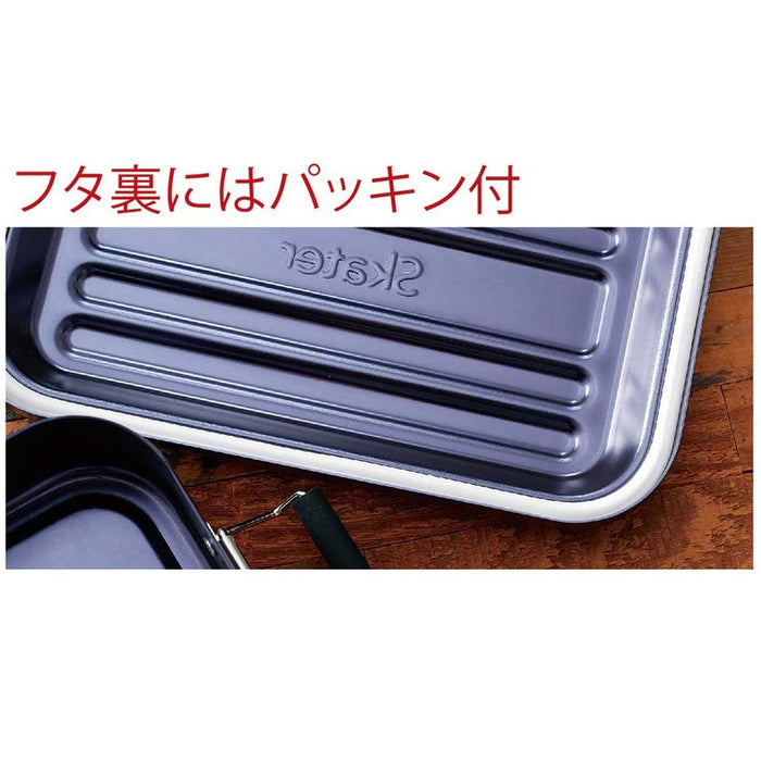 Skater AFT6B 600ml Red Bento Box Aluminum-Kiichin - The #1 Place for Japanese Goods in Your Hand!