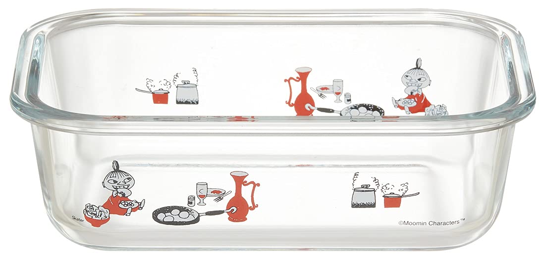 Skater Moomin Kitchen 650Ml Glass Storage Container with Lock Lid Valve-Kiichin - The #1 Place for Japanese Goods in Your Hand!
