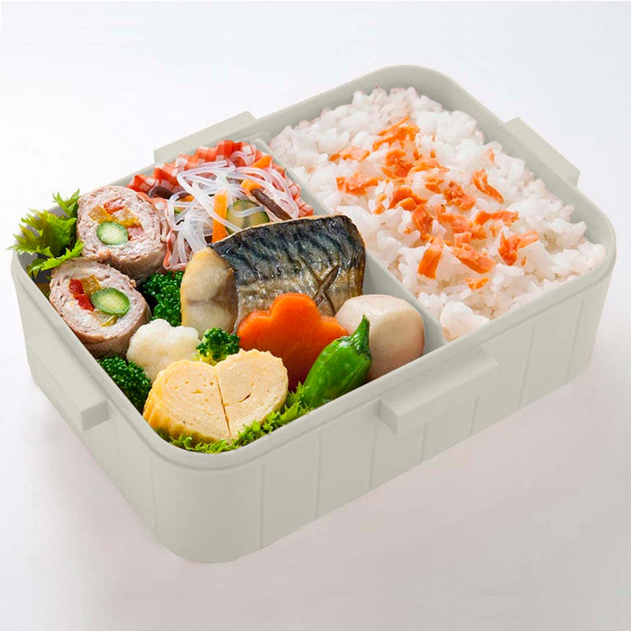 Skater Lunch Box Gray 650ml 4-Point Lock Women Japan Yzfl7Ag-A-Kiichin - The #1 Place for Japanese Goods in Your Hand!