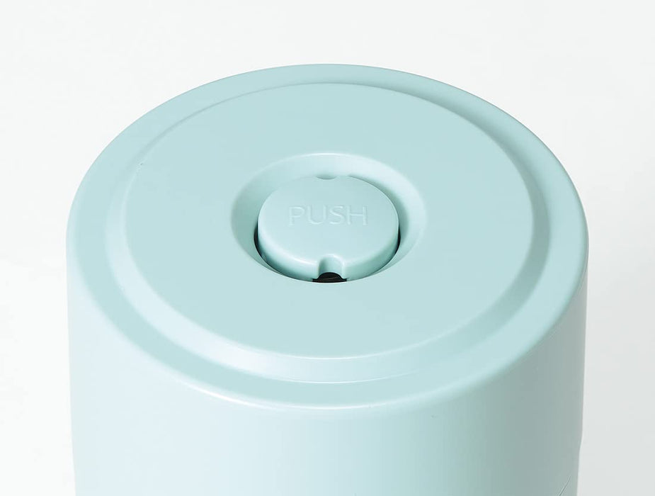 Skater Japan Smoke Blue Push Button Pos5-A Airtight Storage Container-Kiichin - The #1 Place for Japanese Goods in Your Hand!