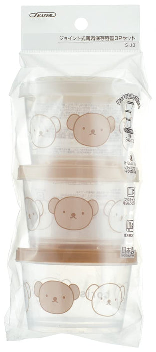 Skater Sij3-A 3-Pc 240Ml Japan Side Dish Storage Set-Kiichin - The #1 Place for Japanese Goods in Your Hand!