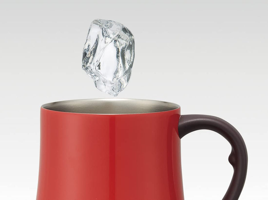 Skater STMGC5-A 400ml Red Stainless Steel Mug w/Lid-Kiichin - The #1 Place for Japanese Goods in Your Hand!