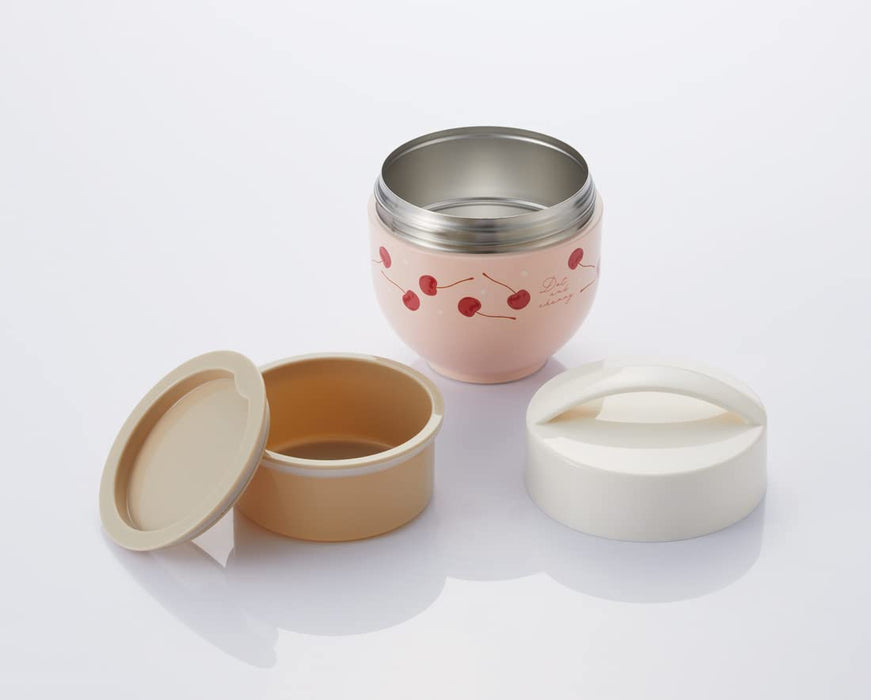 Skater Japan Pink Thermal Bento Box Lunch Jar 540ml - LDNC6AG-A-Kiichin - The #1 Place for Japanese Goods in Your Hand!