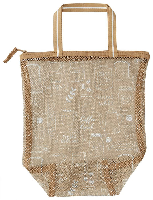 Skater Japan Veggie Net Storage Bag M 25X27X12Cm Cafe Nv2-A-Kiichin - The #1 Place for Japanese Goods in Your Hand!