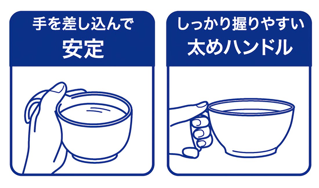 Skater Soup Bowl 340ml Black Wood Grain w/Handle NBLs2H Made in Japan-Kiichin - The #1 Place for Japanese Goods in Your Hand!